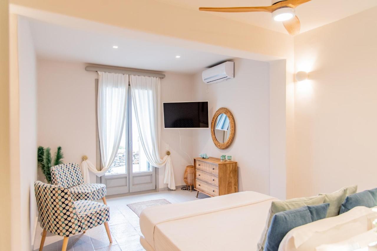 Luxurious Villa Lune With A Swimming Pool And A Fantastic Sea And Sunset View Ioulis Ngoại thất bức ảnh